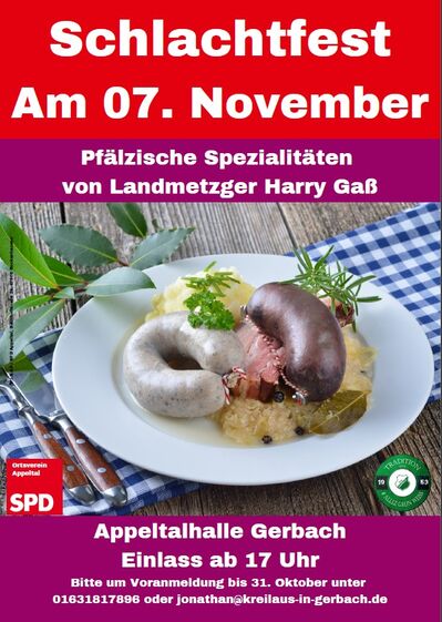 Schlachtfest 2026 in Gerbach